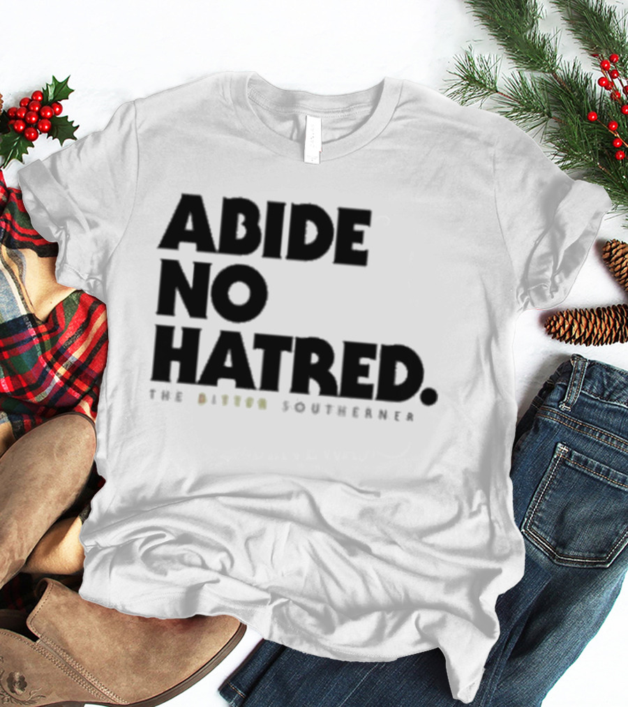 Abide No Hatred Top Button Souvenir T-Shirt