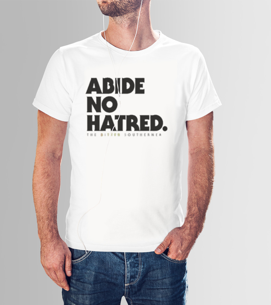 Abide No Hatred Top Button Souvenir T-Shirt