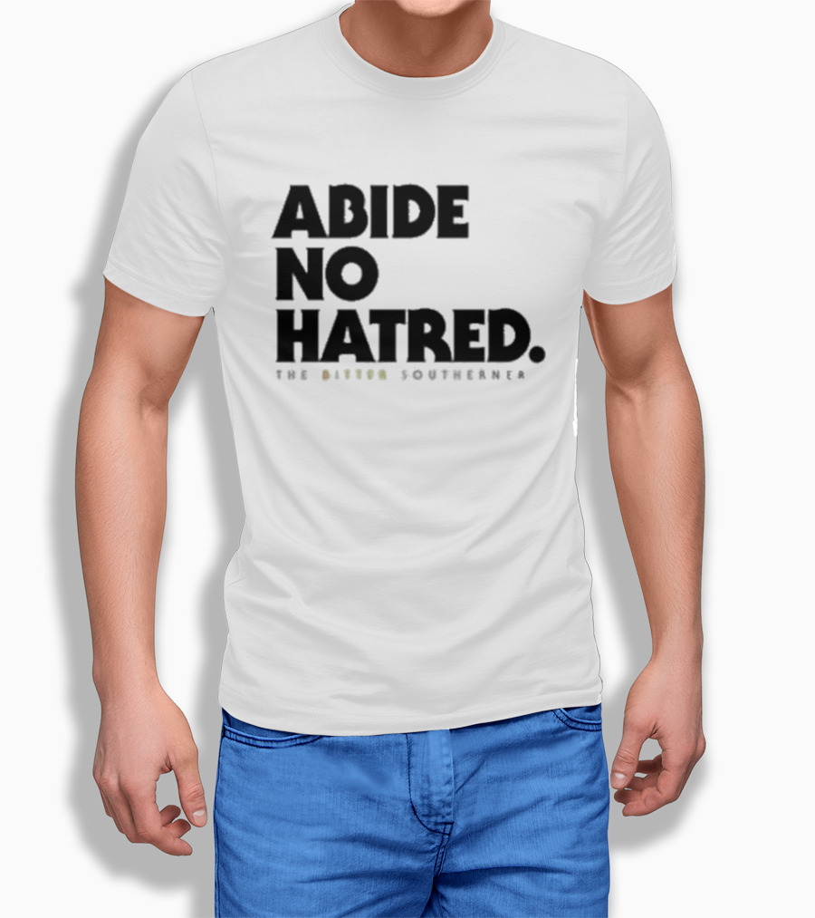 Abide No Hatred Top Button Souvenir T-Shirt