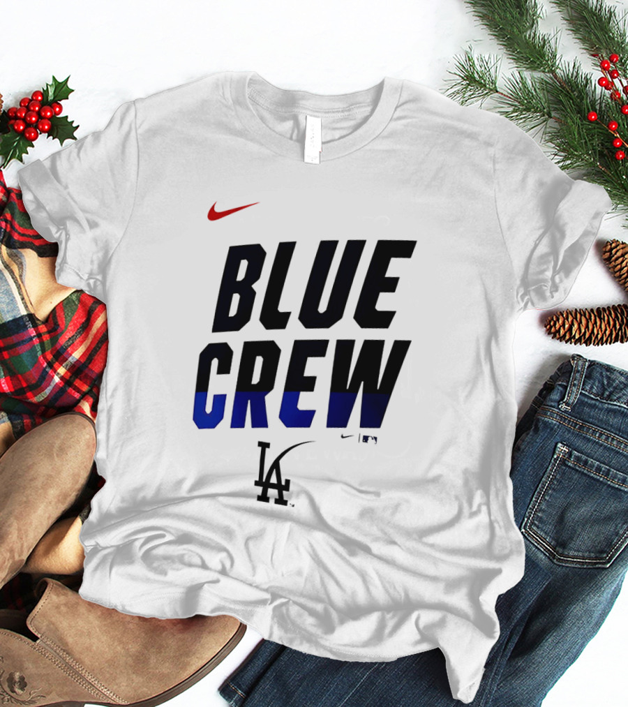 Nike Blue Crew Los Angeles Dodgers LA T-Shirt