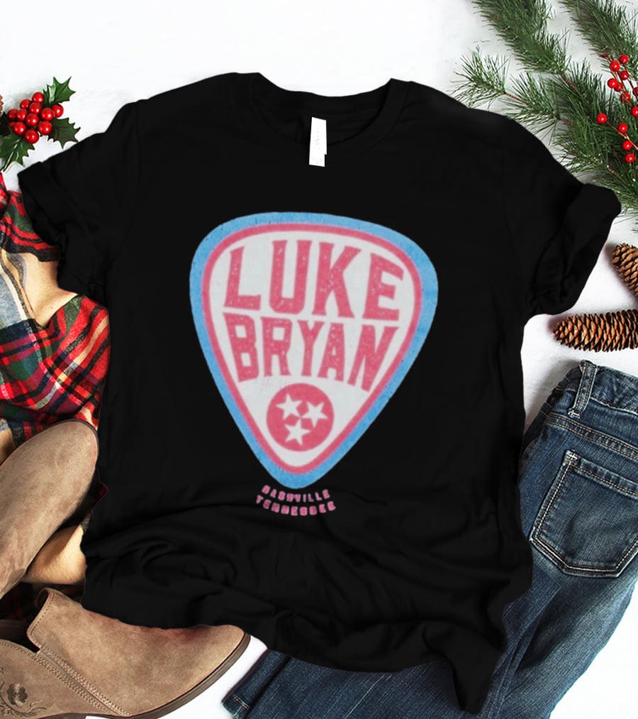 Luke Bryan Nashville Tennessee Pick Three Stars T-Shirt