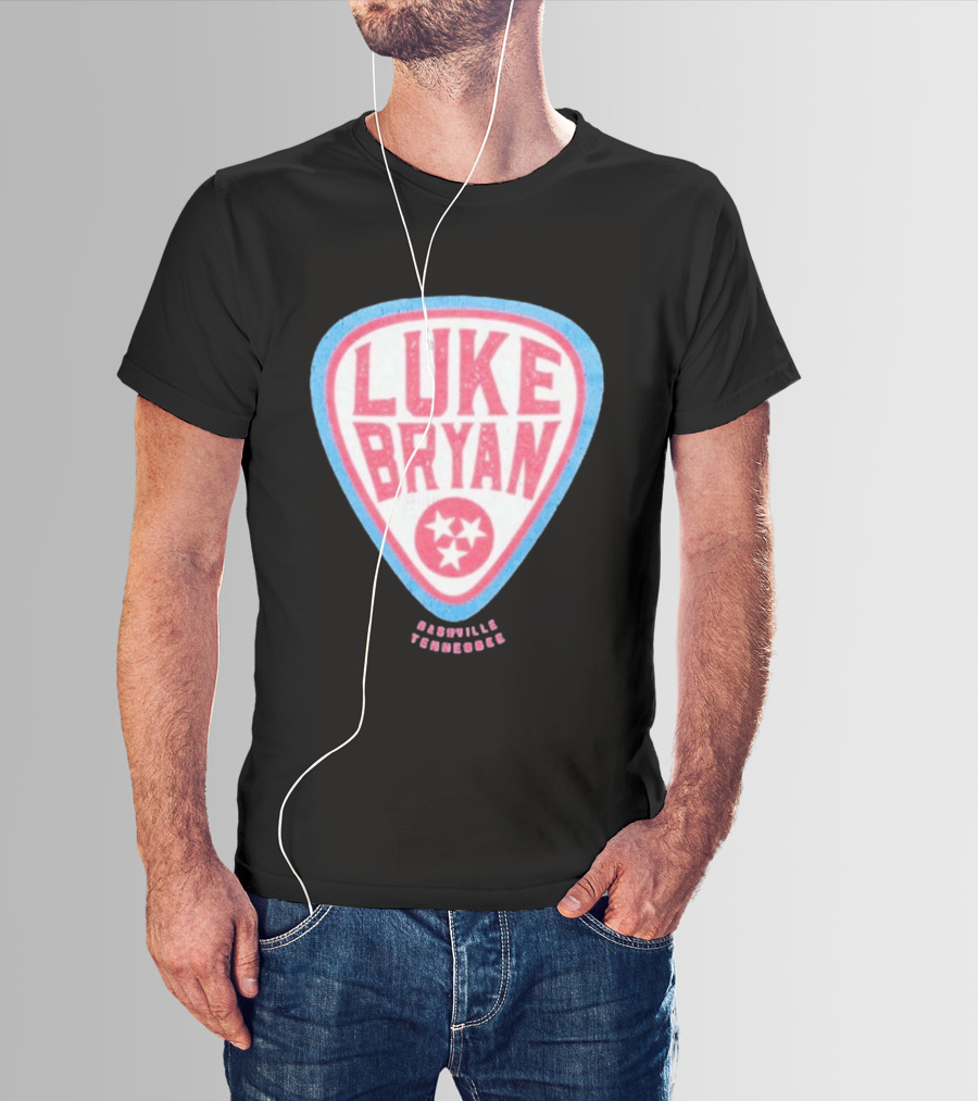 Luke Bryan Nashville Tennessee Pick Three Stars T-Shirt