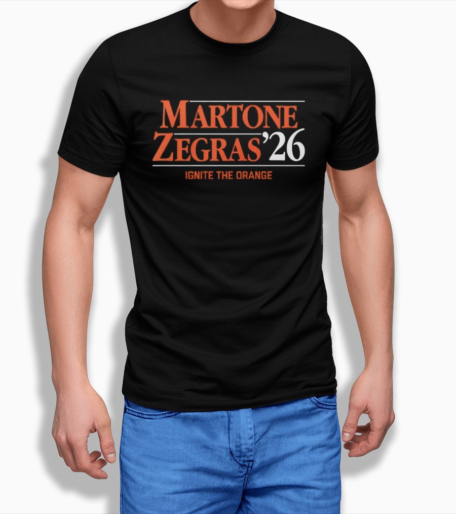 Martone Zegras '26 Ignite The Orange Philadelphia Flyers Hockey T-Shirt