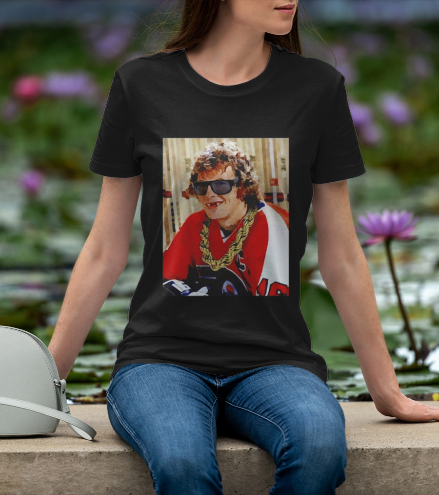 Philadelphia Flyers Bobby Clarke Retro Style Smile Iconic 1970s Nostalgia T-Shirt