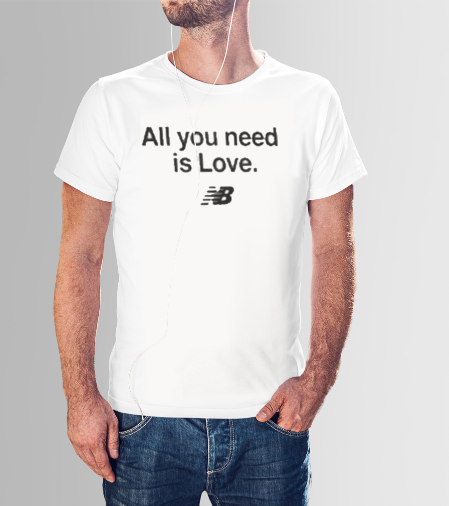 Notre Dame Fighting Irish All You Need Is Love New Balance T-Shirt