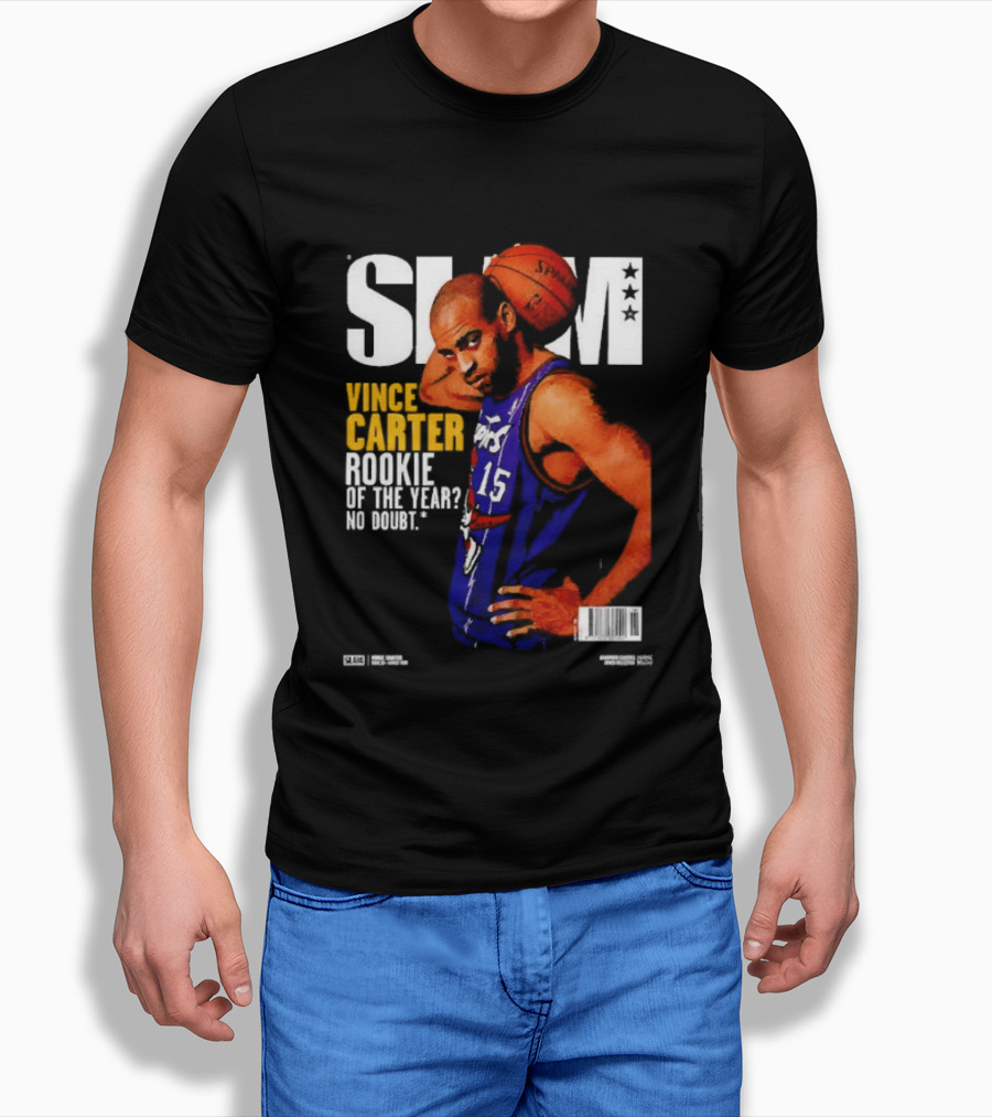 Slam Vince Carter Toronto Raptors Rookie Of The Year No Doubt T-Shirt