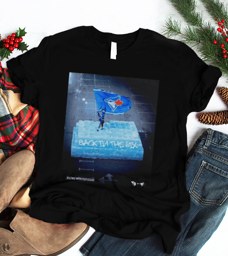 Toronto Blue Jays Back In The 6ix Ice Flag And Blocks T-Shirt