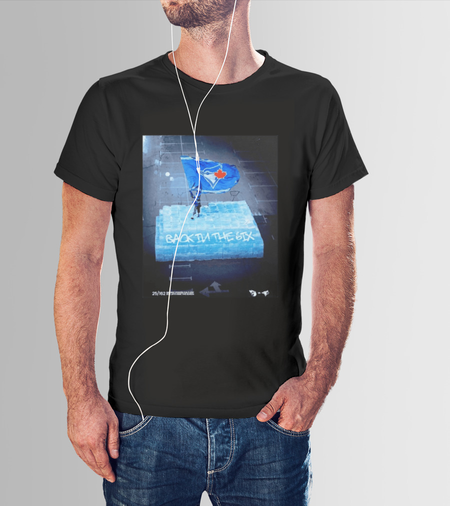 Toronto Blue Jays Back In The 6ix Ice Flag And Blocks T-Shirt