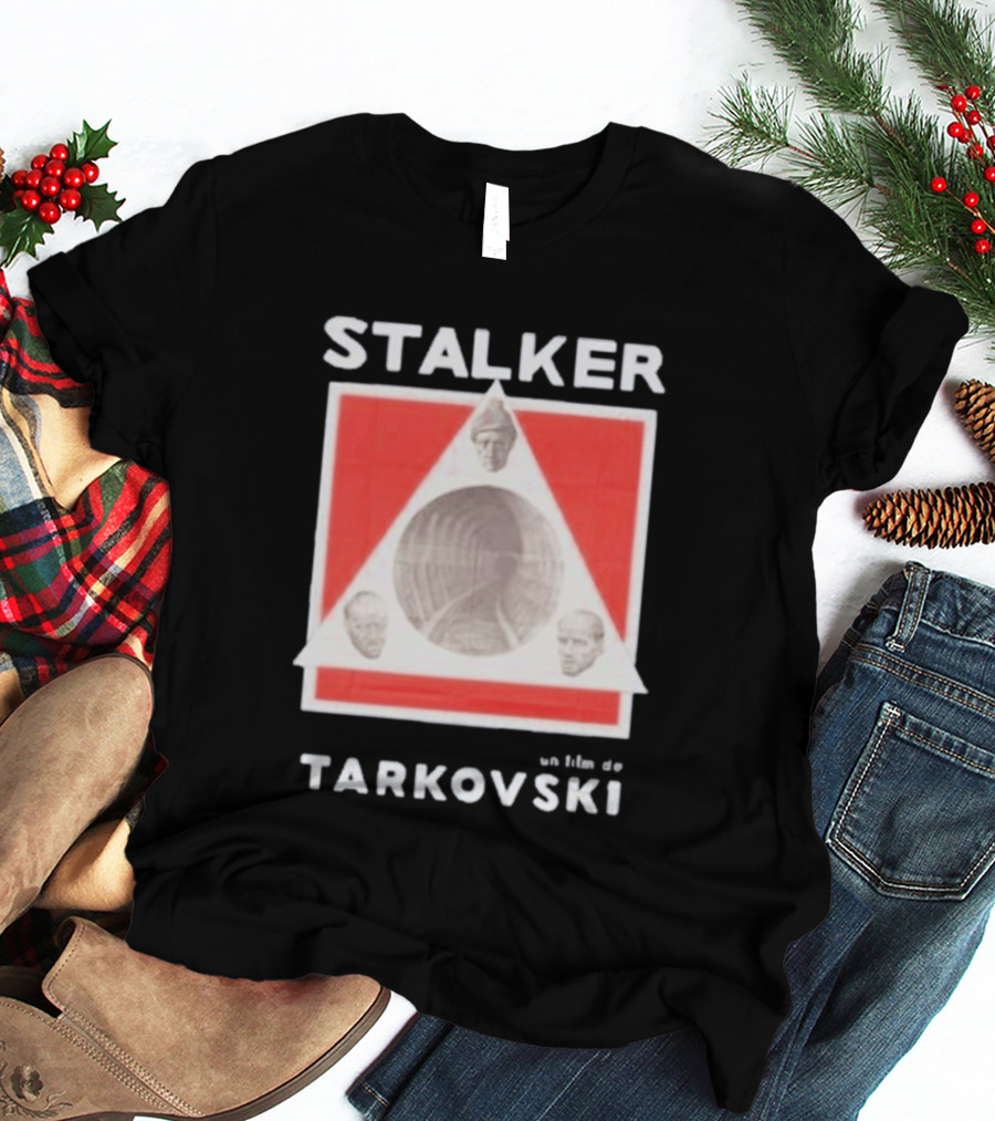 Stalker Film Tarkovski Triangular Faces T-Shirt