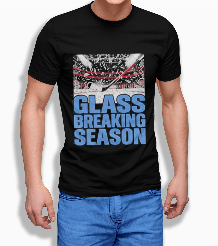 Colorado Avalanche Glass Breaking Season T-Shirt