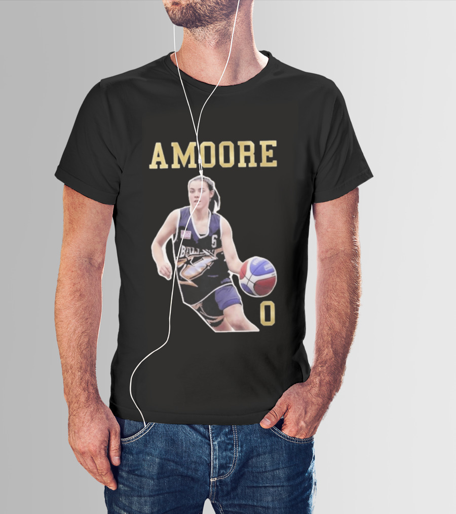 Amoore Bulls Basketball Player Jersey Number 0 T-Shirt