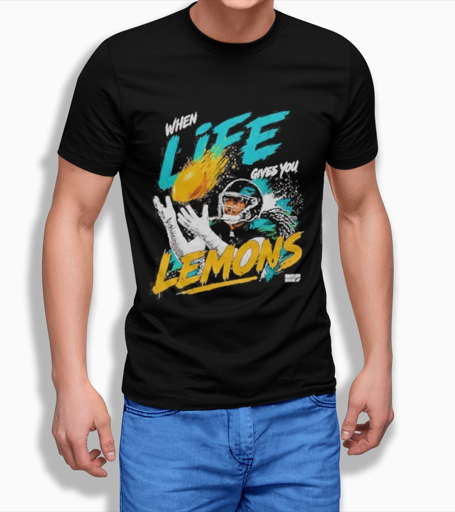 Philadelphia Eagles When Life Gives You Lemons Football Makai Lemon T-Shirt