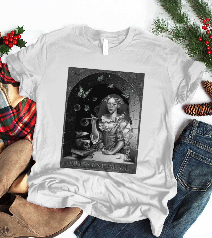 Queens Of The Stone Age Rancho Mirage California 2026 Gig Agua Caliente April 25 2026 T-Shirt