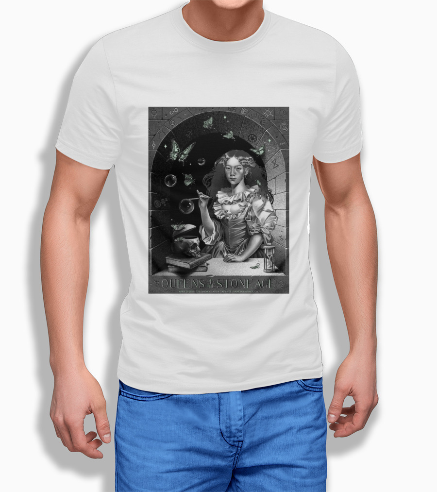 Queens Of The Stone Age Rancho Mirage California 2026 Gig Agua Caliente April 25 2026 T-Shirt