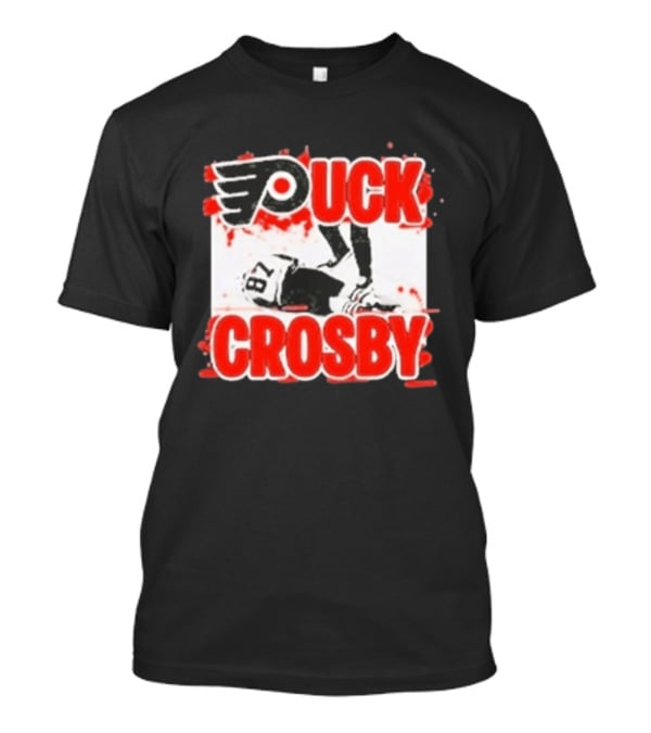 Puck Crosby Philadelphia Flyers Hockey 87 2026 T-Shirt