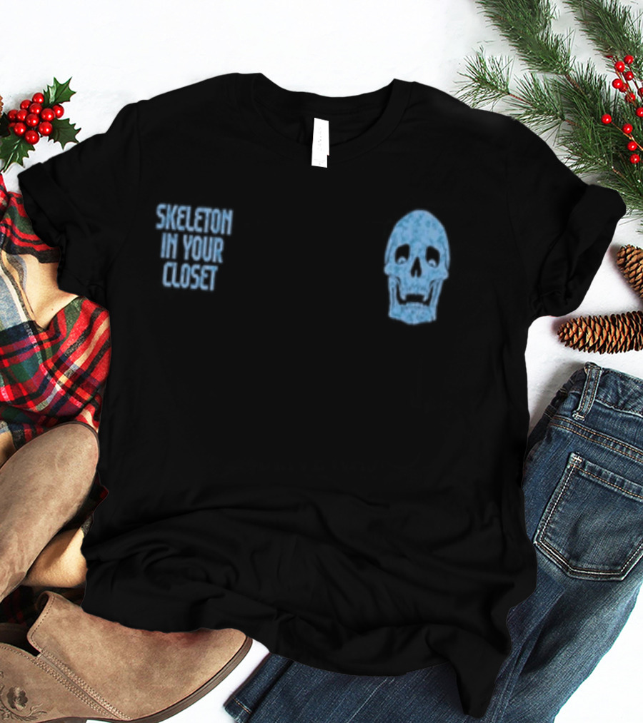 Skeleton In Your Closet Llof Blue Skull T-Shirt