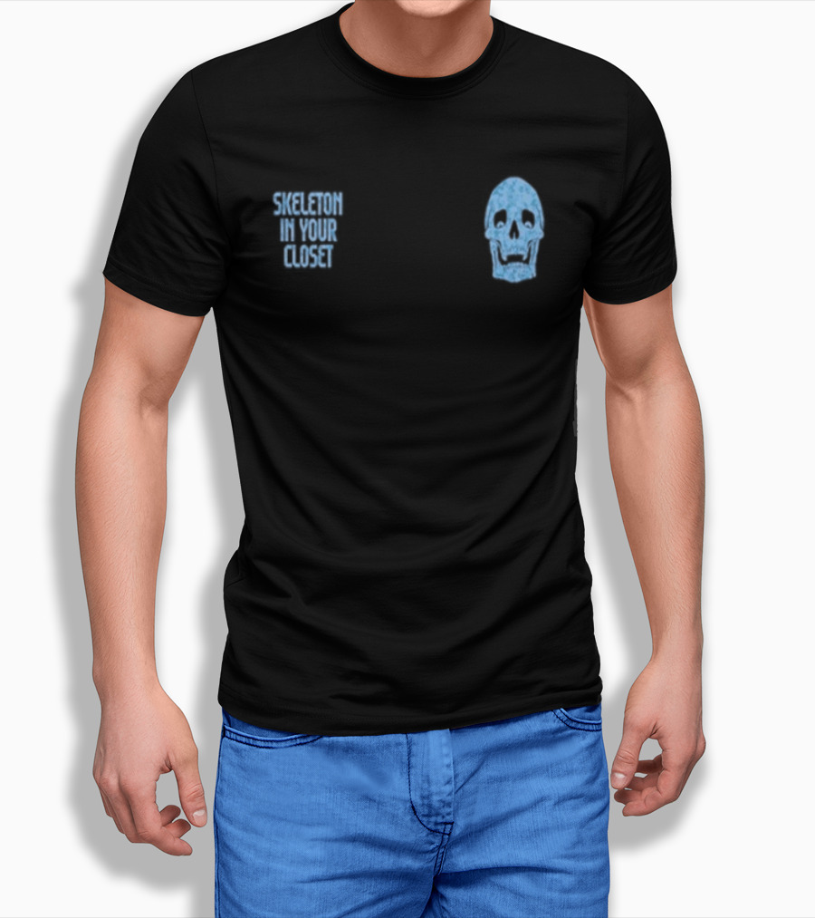Skeleton In Your Closet Llof Blue Skull T-Shirt
