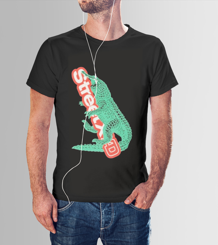 StreetxAD Basilik Gator Vintage Crocodile T-Shirt