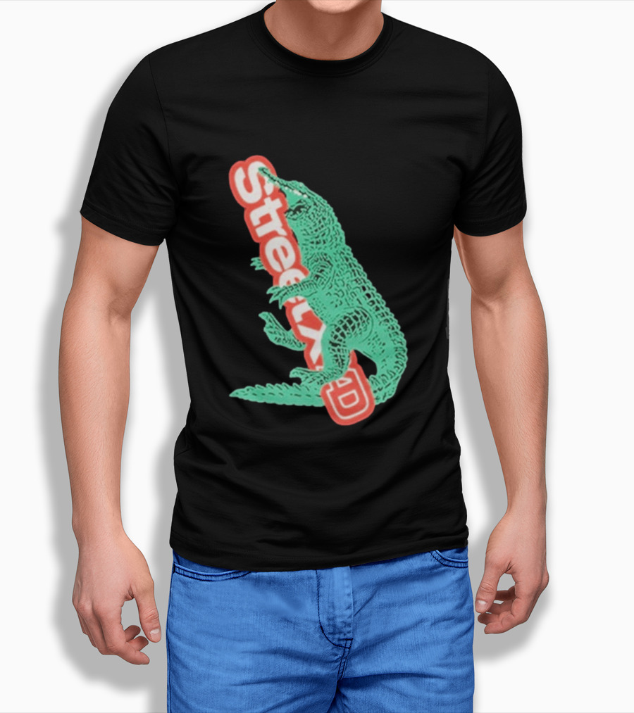 StreetxAD Basilik Gator Vintage Crocodile T-Shirt