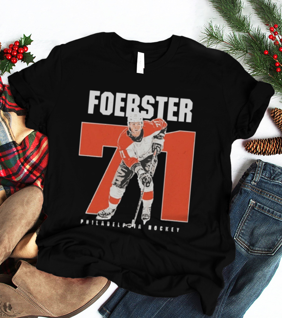 Tyson Foerster 71 Philadelphia Hockey Flyers T-Shirt