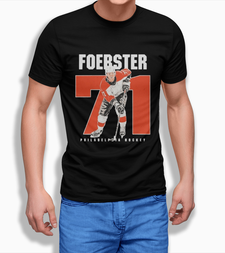 Tyson Foerster 71 Philadelphia Hockey Flyers T-Shirt