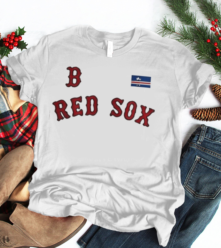 Boston Red Sox Cabo Verde B Red Sox Celebration T-Shirt