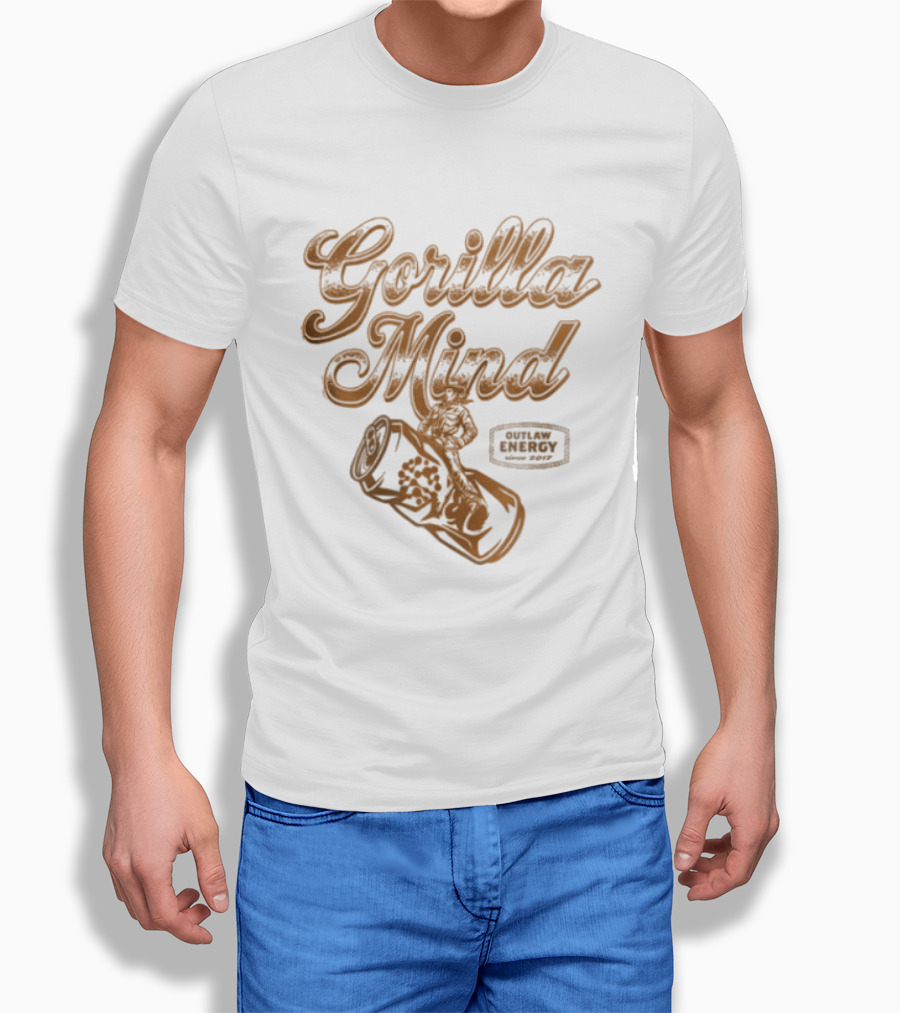 Gorilla Mind Outlaw Energy Since 2017 Can T-Shirt