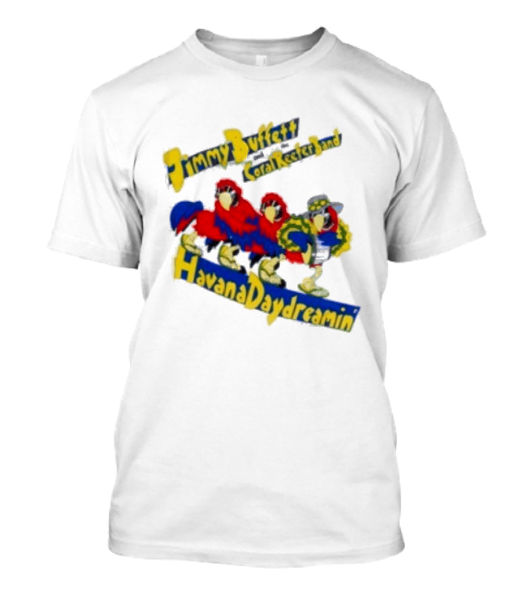 Jimmy Buffett Coral Reefer Band Havana Daydreamin Parrot 1997 Tour T-Shirt