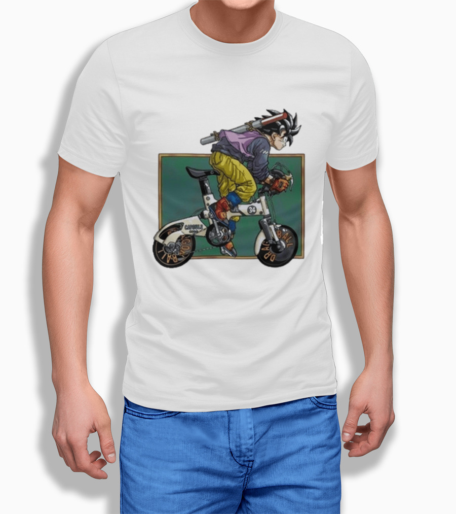 Dragon Ball Z Goku Limited Edition Cycling 34 Capsule Corp T-Shirt