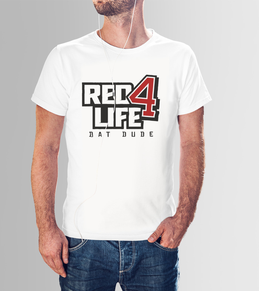 Red4Life Bat Dude Cincinnati Reds Baseball Fan Spirit T-Shirt