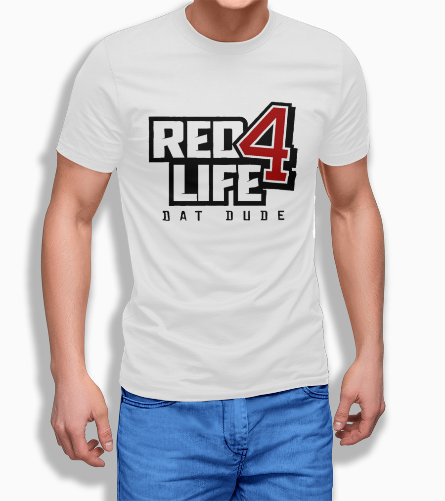 Red4Life Bat Dude Cincinnati Reds Baseball Fan Spirit T-Shirt
