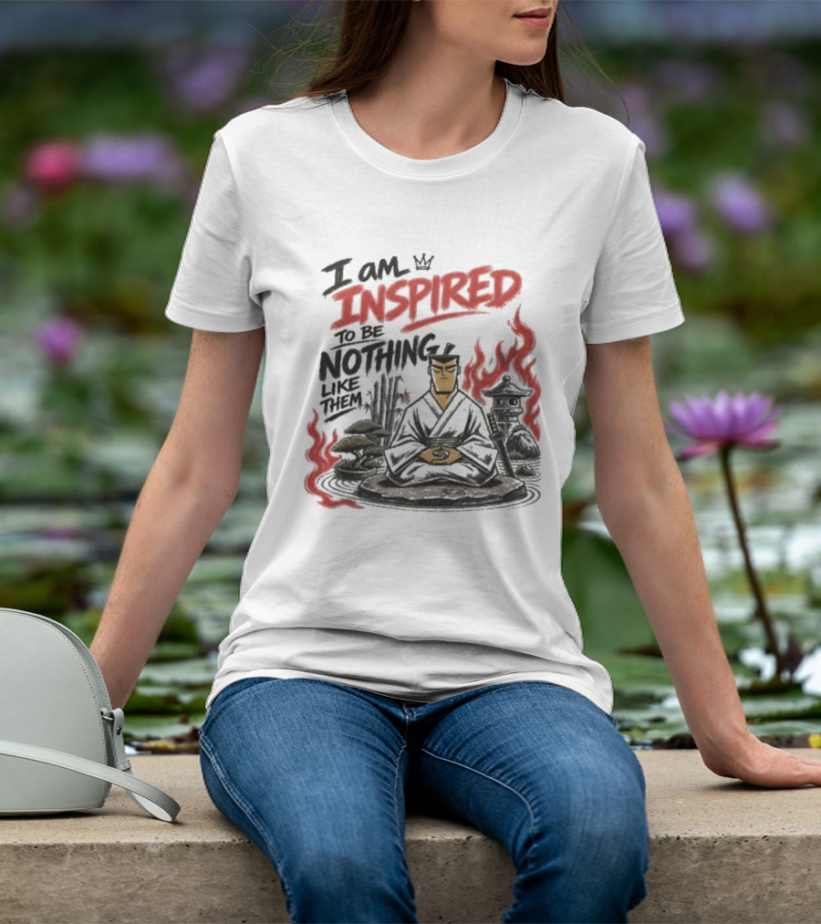 I Am Inspired To Be Nothing Like Them Third Eye Kingdom Be Different T-Shirt