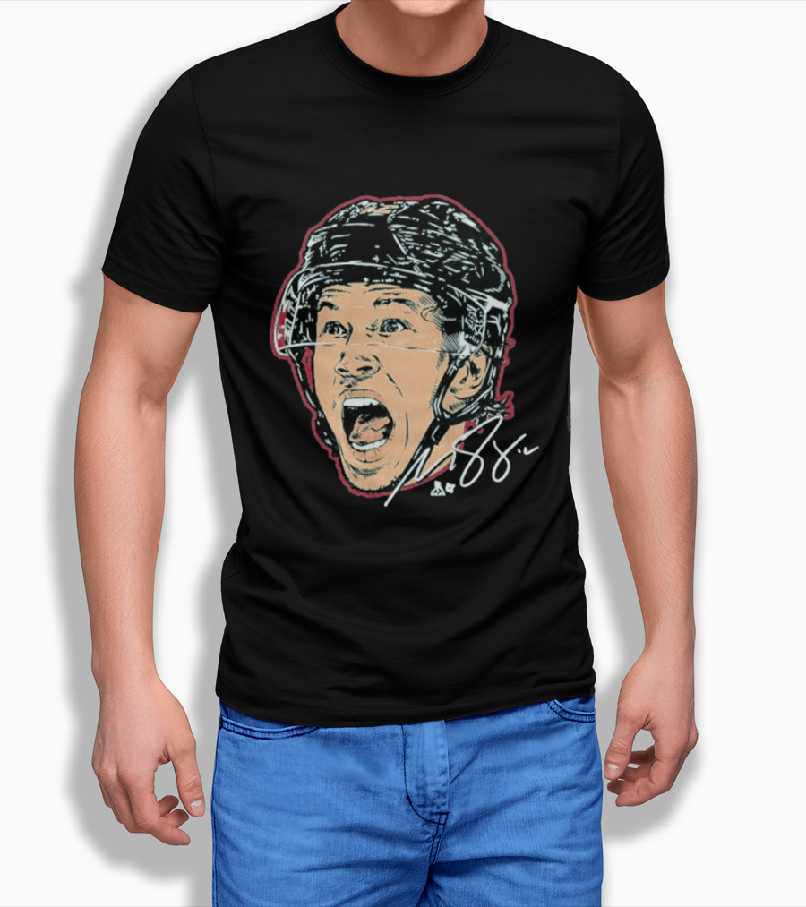 Matt Boldy 12 Swag Head Hockey Player Autograph T-Shirt