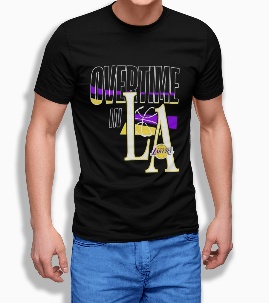 Overtime In LA Lakers Basketball T-Shirt