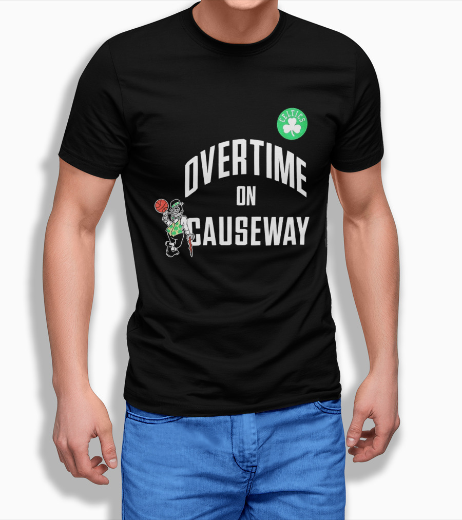Boston Celtics Overtime On Causeway NBA Team T-Shirt