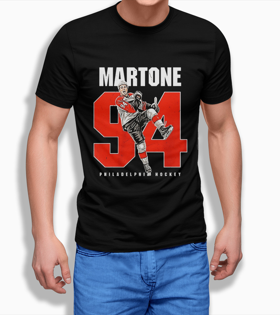 Martone 94 Philadelphia Hockey Player Flyers NHL T-Shirt