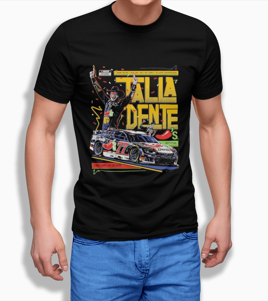 Carson Hocevar Talla Dente First Win Talladega Superspeedway 77 April 2026 T-Shirt
