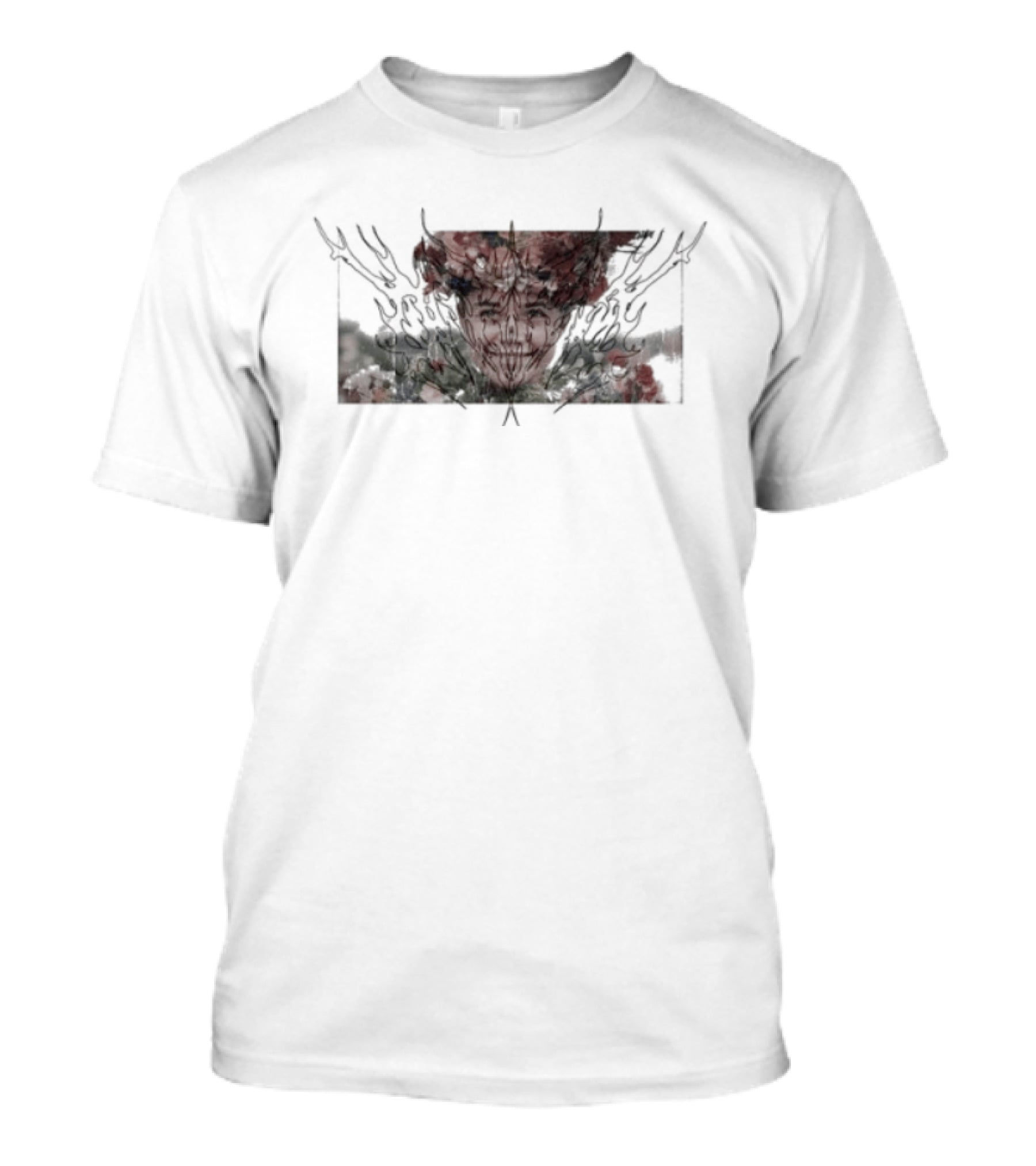 Darko Us Oni 2 World Tour Warped Antlered Face T-Shirt