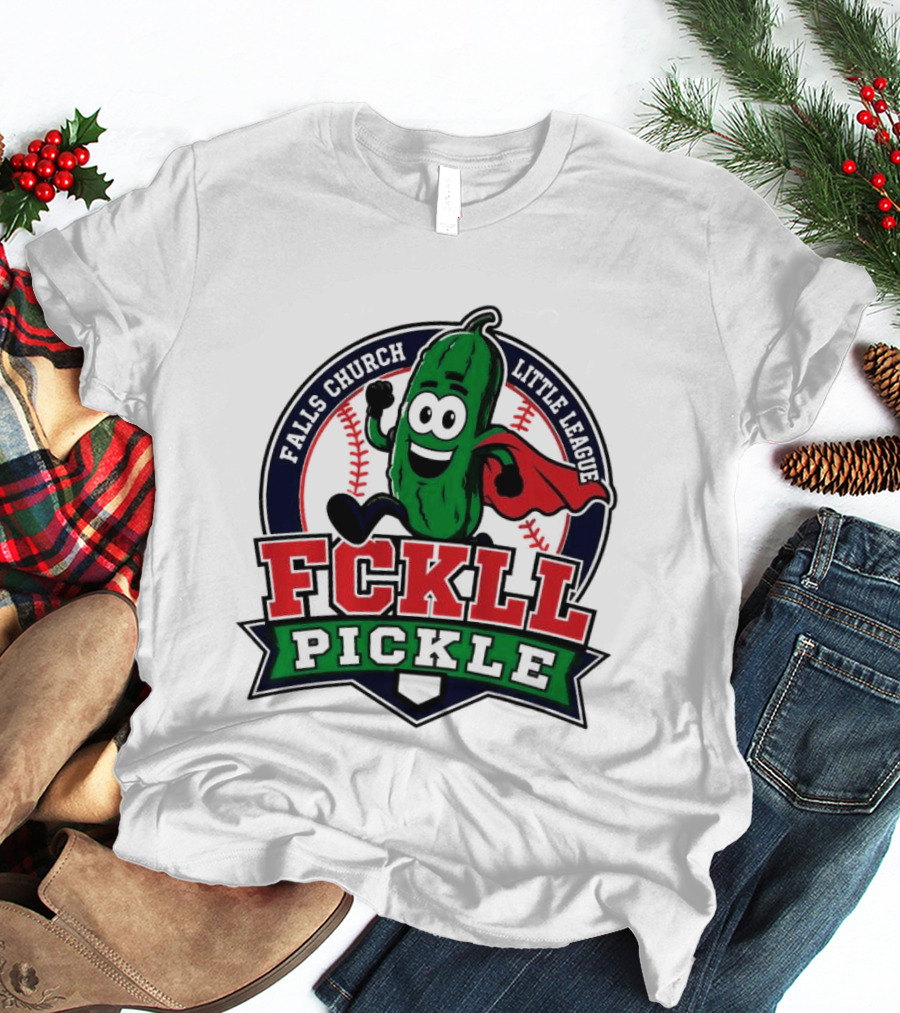 Falls Church Little League FCKLL Pickle Fundraiser Superhero T-Shirt