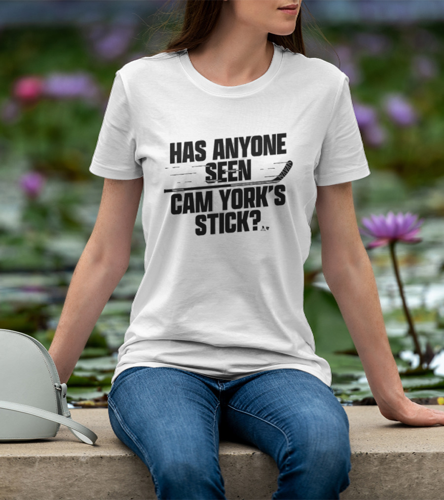 Has Anyone Seen Cam York's Stick Fun Hockey Question T-Shirt