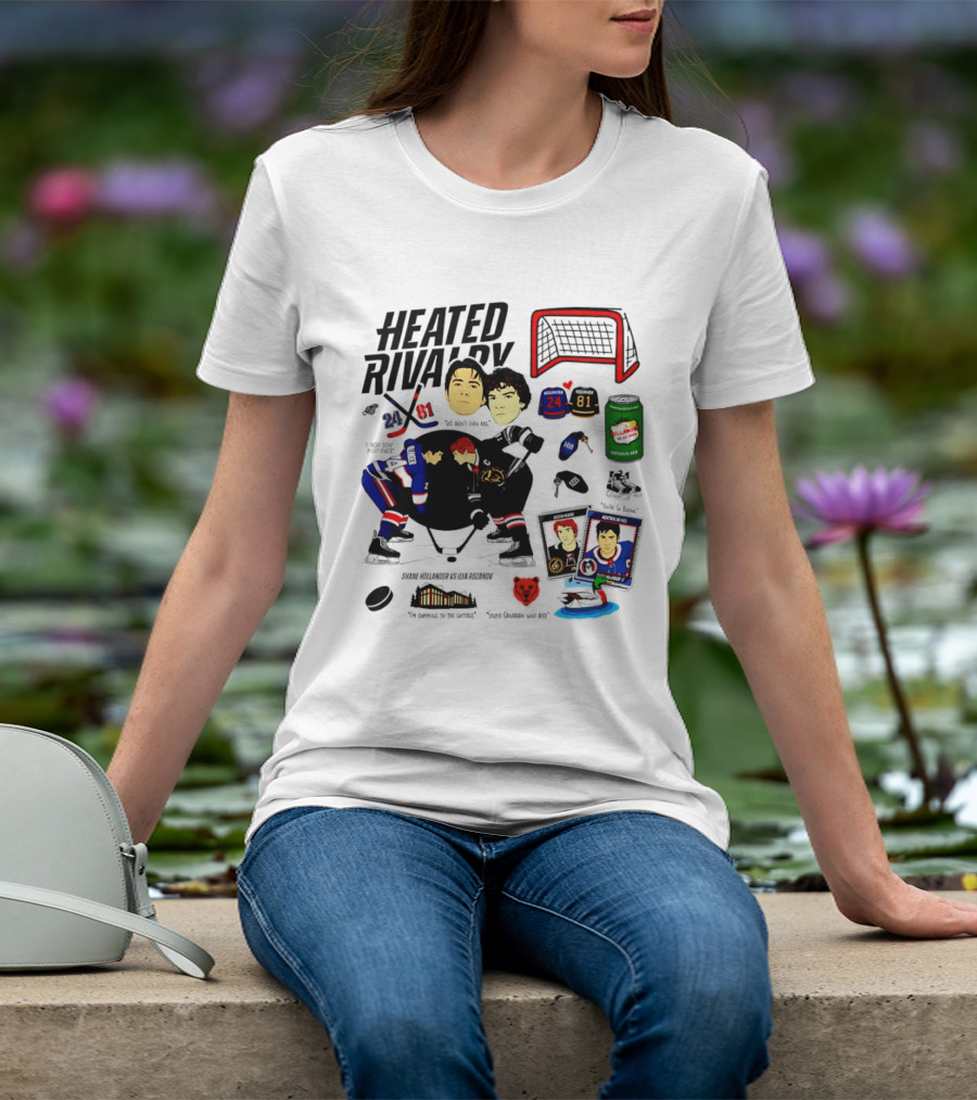Heated Rivalry 24 Vs 81 Shane Hollander Ilya Rozanov Hockey Showdown Iconic Duel T-Shirt