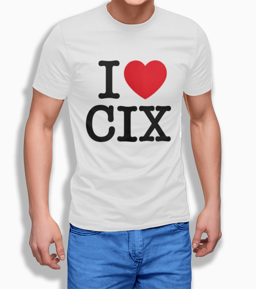 I Love CIX Fan Merchandise With Heart T-Shirt
