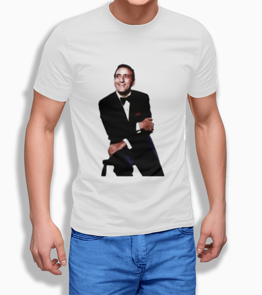 Tony Bennett The Way You Look Sitting Pose T-Shirt