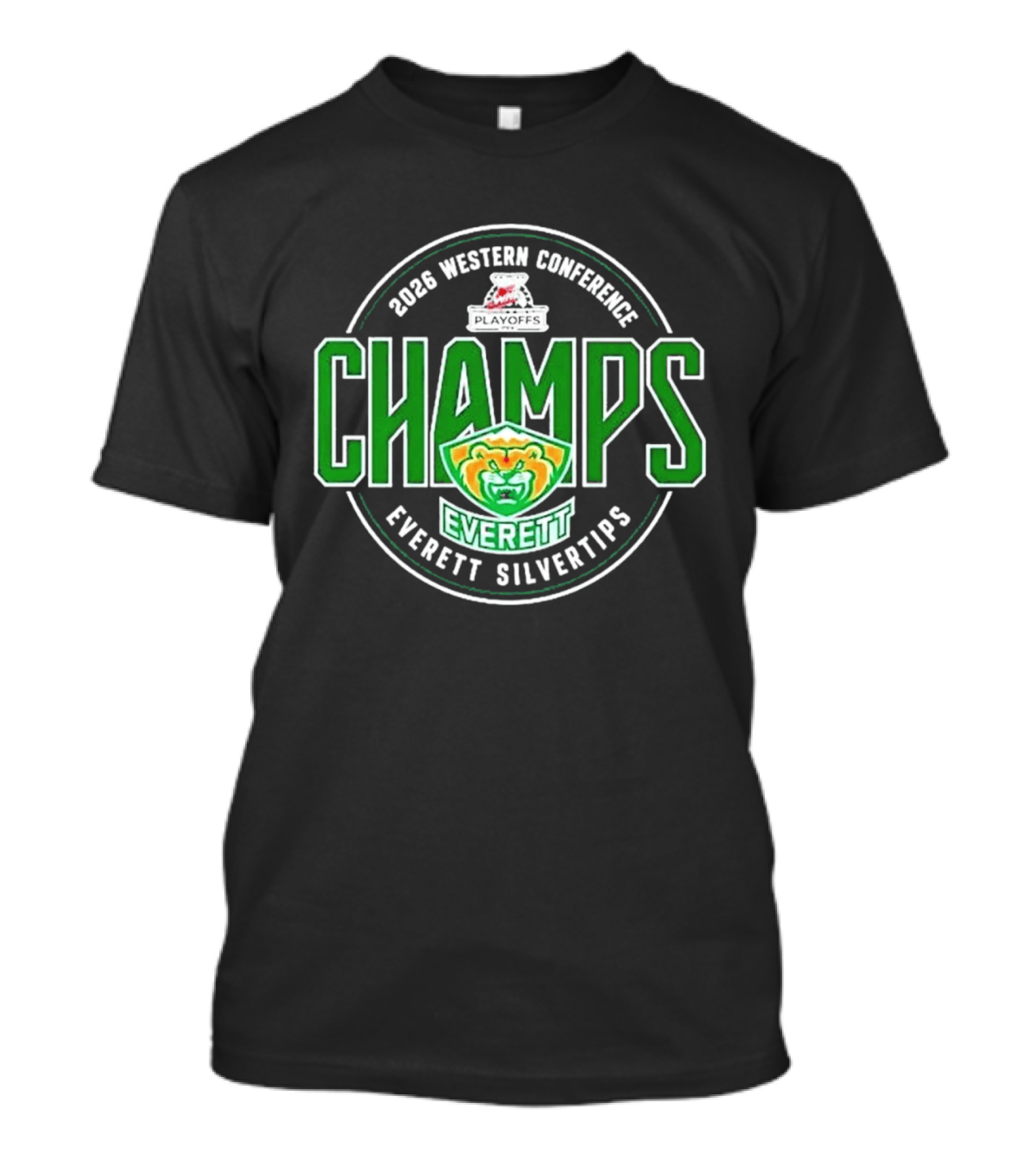 2026 Western Conference Champs Everett Silvertips T-Shirt