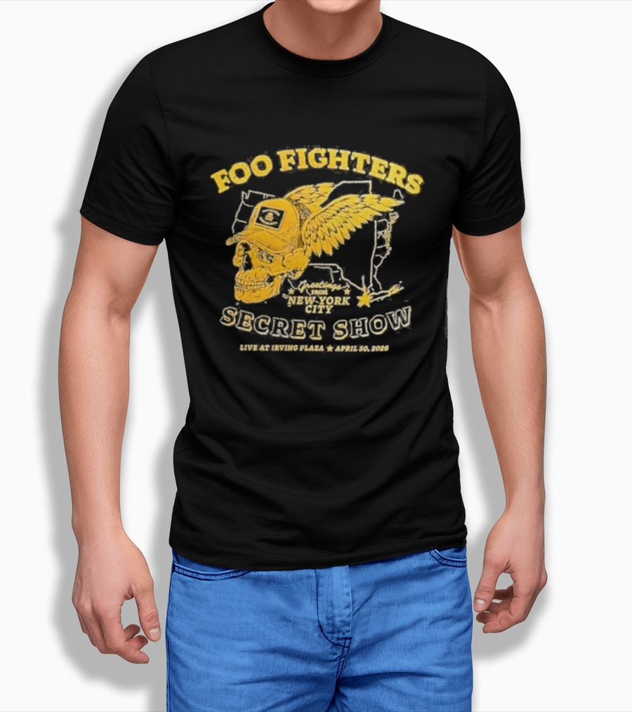 Foo Fighters Secret Show New York City Live At Irving Plaza April 30 2026 T-Shirt
