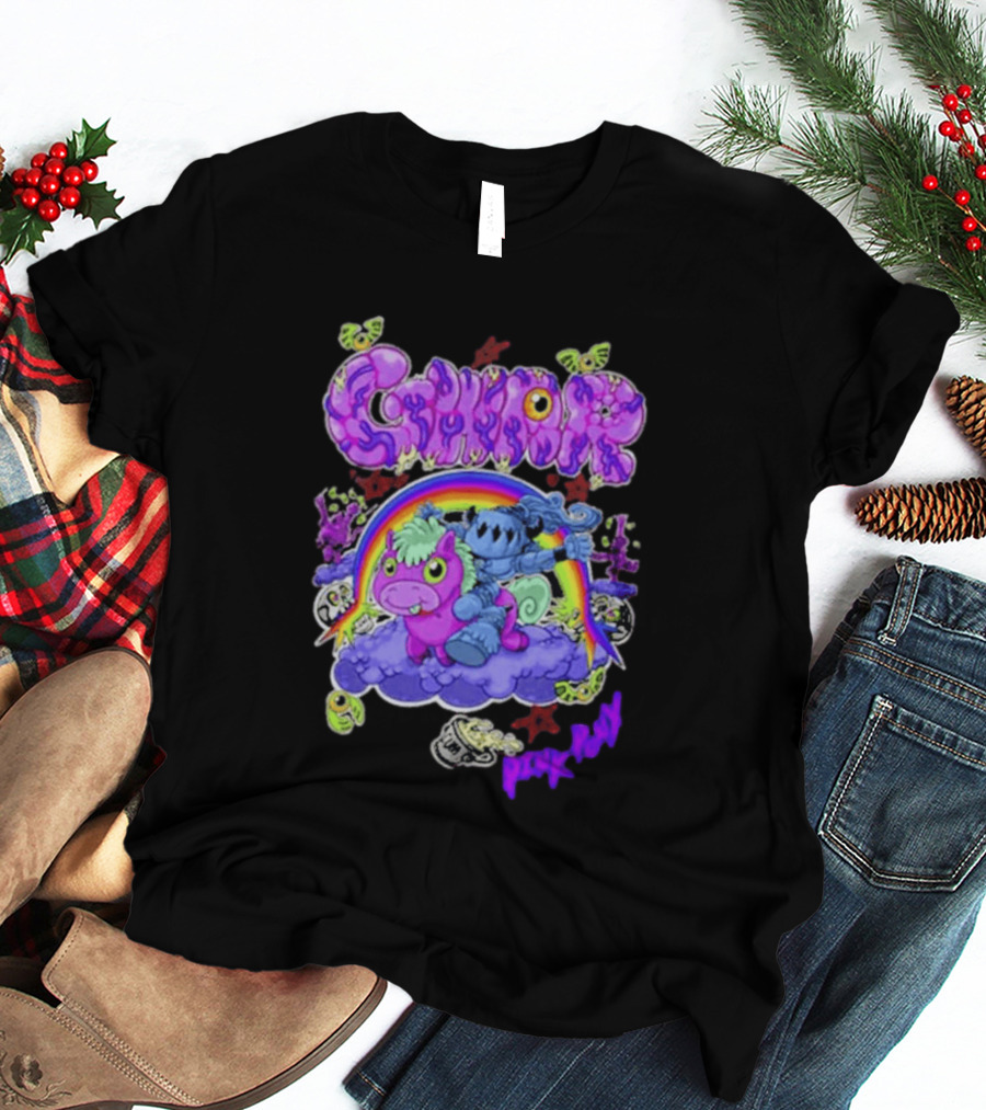 Gwar Pink Pony Club Rainbow Fantasy Adventure T-Shirt