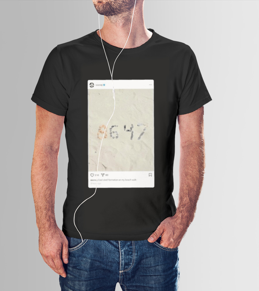 Comey Cool Shell Formation 8647 Beach Walk T-Shirt