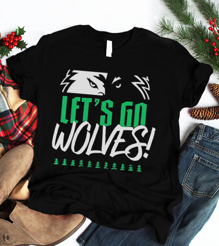 Let's Go Wolves Minnesota Timberwolves Basketball Team Excitement T-Shirt