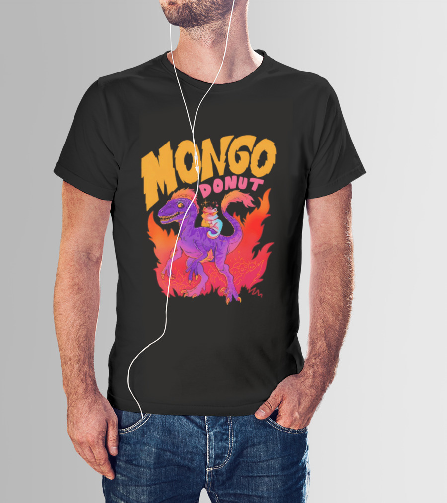 Mongo Donut Dungeon Crawler Carl Dinosaur T-Shirt
