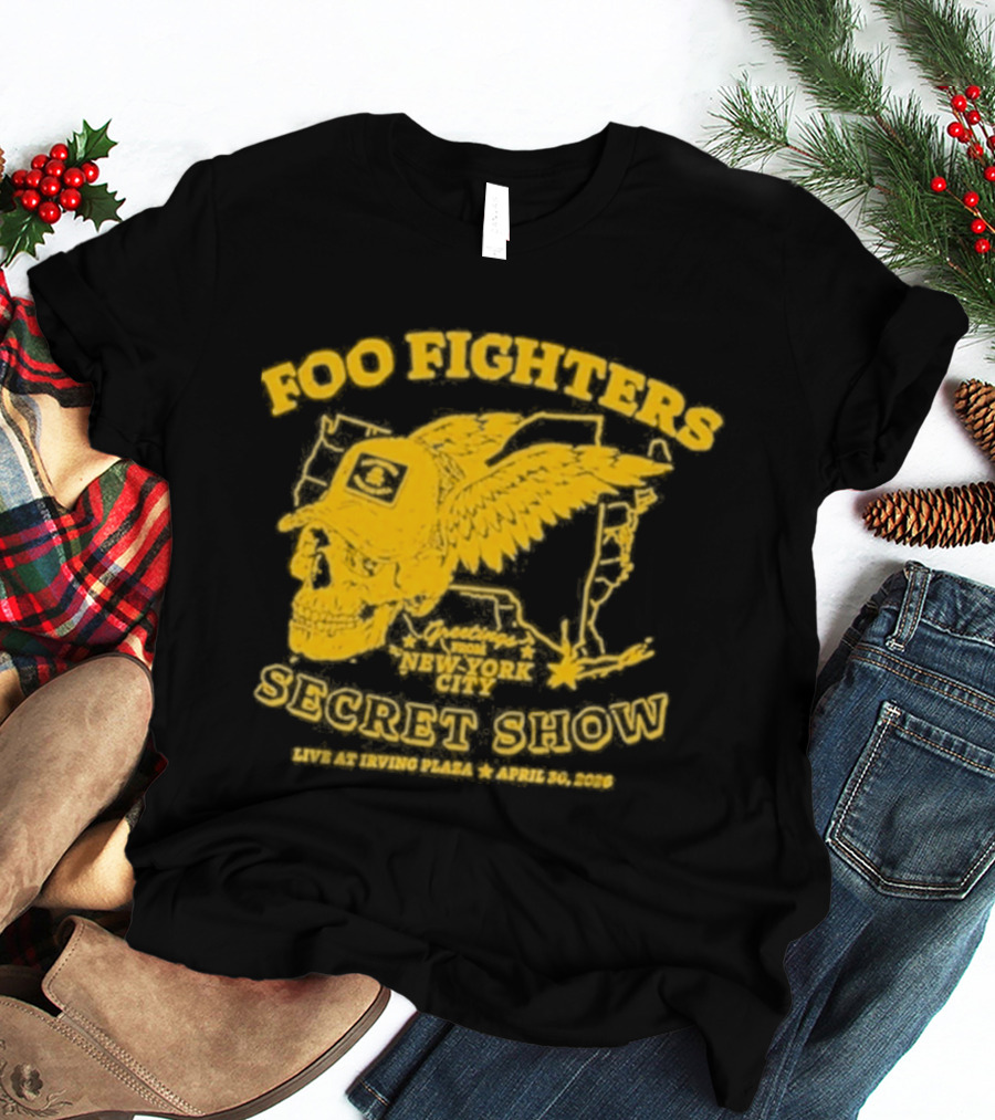 New York City Foo Fighters Secret Show Live At Irving Plaza April 30 2026 T-Shirt